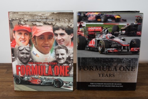 FORMULA ONE: Two hardcover books relating to Formula One