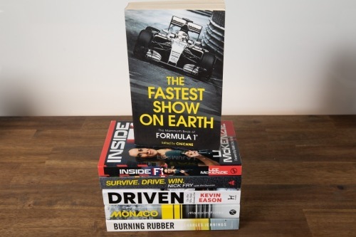 FORMULA ONE: Six softcover books relating to Formula One