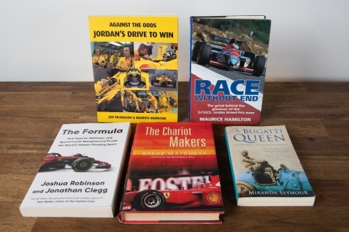 MOTOR RACING: Five books relating to motor racing