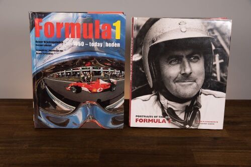 710 · FORMULA 1: Two hardcover books relating to Formula One featuring photography by Rainer W. Schlegelmilch