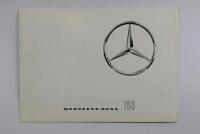 MERCEDES-BENZ: A Mercedes-Benz 180 fold-out sales brochure