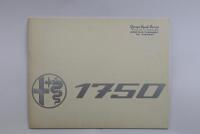 ALFA ROMEO: An original Alfa Romeo 1750 sales brochure. Dutch text