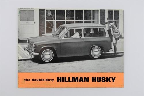 HILLMAN HUSKY: A poster format Hillman Husky fold-out sales brochure