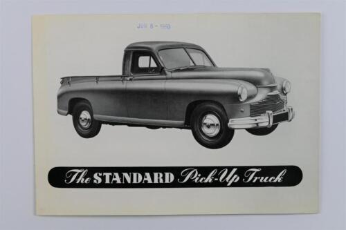 STANDARD: A 1950 STANDARD Pick-Up Truck sales brochure