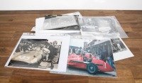 MILLE MIGLIA: A group of assorted black & white photographs of various cars competing at the Mille Miglia over the years