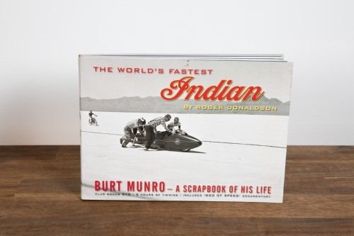 686 · BURT MUNRO: 'The World's Fastest Indian - Burt Munro - A Scrapbook of his Life' by Roger Donaldson, softcover, 2010