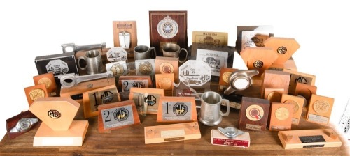 MG: A tub of many assorted small trophies & awards from MG car club events across mostly Victoria