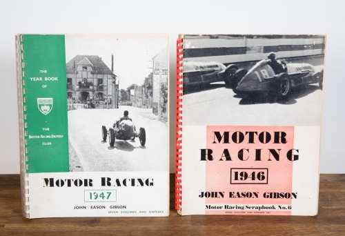 MOTOR RACING: Two editions of 'Motor Racing' yearbooks by John Eason Gibson, includes editions 1946 & 1947