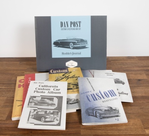 DAN POST: 'Dan Post - Custom & Restyling Box Set' by Rodder's Journal, published 2013, limited edition, numbered 252