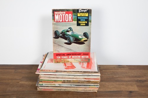 BRABHAM: A selection of approximately 30 c1960s era magazines, with many including articles on Brabham