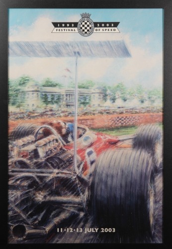 GOODWOOD: A poster promoting the July 2003 Goodwood Festival of Speed, 75cm high, 50cm wide