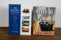 MOTORING: Two hardcover books relating to motoring