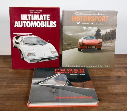 829 · MOTORING: Three hardcover books relating to general motoring