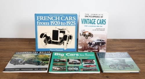 VINTAGE & VETERAN: Five books relating mostly to vintage & veteran cars