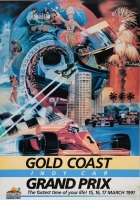 INDYCAR: Three laminated promotional posters for the Gold Coast Indy Car Grand Prix - 2