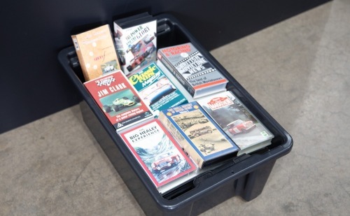 DVDS / VHS TAPES: An extensive collection of motor racing related DVDs & VHS tapes
