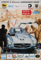 POSTER: A poster promoting the 1994 Mille Miglia race in Italy, 100cm high, 68cm wide