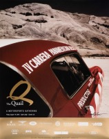 POSTER: A poster promoting the 2005 Quail Motorsports Gathering in Carmel California, 76cm high, 61cm wide