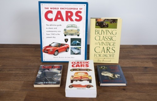 837 · CLASSIC CARS: Five books relating to mostly Classic Cars