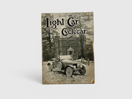 THE LIGHT CAR & CYCLECAR: An original copy of the magazine from March 13, 1916 [Location: Sydney]
