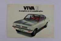 VAUXHALL: A 1975 Vauxhall Viva E sales brochure