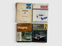 WORKSHOP MANUALS: A group of four workshop manuals for Chrysler CL, Mitsubishi Magna TN, Mitsubishi Pajero and Nissan D21 Pickup [Location: Sydney]