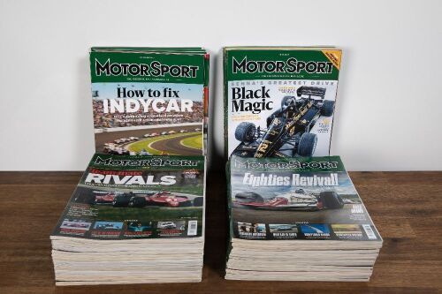 MOTORSPORT: An extensive run of UK Motorsport magazines, includes all copies from 2023 up to and including 2025
