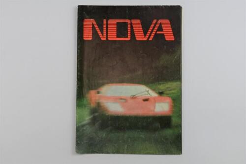 NOVA: A Nova fold-out sales brochure. With Nova kit information brochure, information sheets