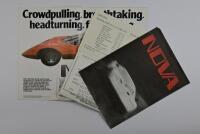NOVA: A Nova fold-out sales brochure. With Nova kit information brochure, information sheets - 2
