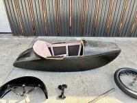 A single seat steel sidecar, believed to be a Dusting body with Yates chassis - NO RESERVE [Location: Sydney] - 2