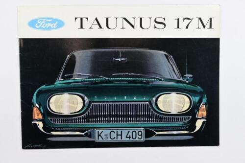 FORD TAUNUS: A Ford Taunus 17M sales brochure. Italian text