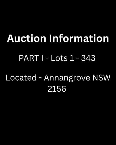 Auction Information Part I