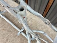 NORTON: A circa late 1920s three bar cradle frame, possibly Model 18, ES2 or CS1, sand blasted and ready for restoration, frame #34703 [Location: Sydney] - 17