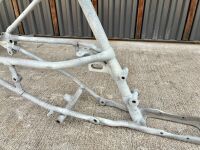 NORTON: A circa late 1920s three bar cradle frame, possibly Model 18, ES2 or CS1, sand blasted and ready for restoration, frame #34703 [Location: Sydney] - 23