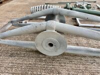 WEBB FORKS: A tapered tube Webb fork, circa late 1920s, complete with headstock, spring and bottom yoke [Location: Sydney - 7