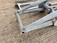 WEBB FORKS: A tapered tube Webb fork, circa late 1920s, complete with headstock, spring and bottom yoke [Location: Sydney - 8