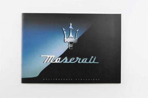MASERATI: A circa 1990's Maserati Quattroporte Evoluzione colour sales brochure