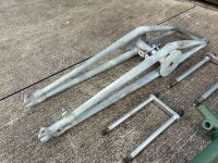 WEBB FORKS: A tapered tube Webb fork, circa late 1920s, complete with headstock, spring and bottom yoke [Location: Sydney - 3