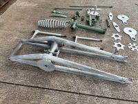 WEBB FORKS: A tapered tube Webb fork, circa late 1920s, complete with headstock, spring and bottom yoke [Location: Sydney - 2