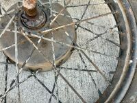 WHEEL: A 40 spoke, 20 inch wheel complete with brake shoe and actuator [Location: Sydney] - 2