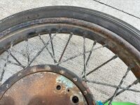 WHEEL: A 40 spoke, 20 inch wheel complete with brake shoe and actuator [Location: Sydney] - 4