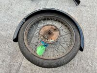 WHEEL: A 40 spoke, 20 inch wheel complete with brake shoe and actuator [Location: Sydney] - 6