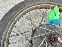 WHEEL: A 40 spoke, 20 inch wheel complete with brake shoe and actuator [Location: Sydney] - 7