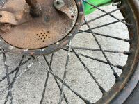 WHEEL: A 40 spoke, 20 inch wheel complete with brake shoe and actuator [Location: Sydney] - 9