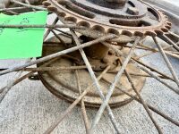 WHEEL: A 40 spoke, 19 inch wheel with finned 8 inch brake, made by Royal Enfield, to suit Norton [Location: Sydney] - 7