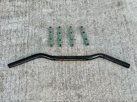 NORTON: Handlebars with clamps, believed to suit Norton. [Location: Sydney]