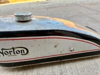 NORTON: An original Norton petrol tank, late 1920s [Location: Sydney] - 3