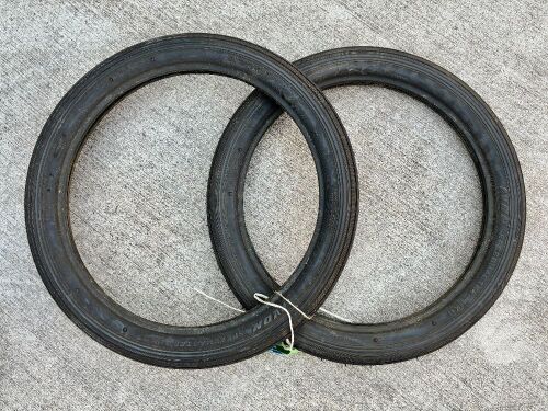 TYRES: Two 20 inch Avon Speedmaster tyres [Location: Sydney]