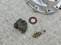 NORTON: A Norton engine with casing, timing covers, cylinder head with barrel and piston , engine #ES42369 [Location: Sydney] - 14