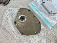 NORTON: A Norton engine with casing, timing covers, cylinder head with barrel and piston , engine #ES42369 [Location: Sydney] - 18